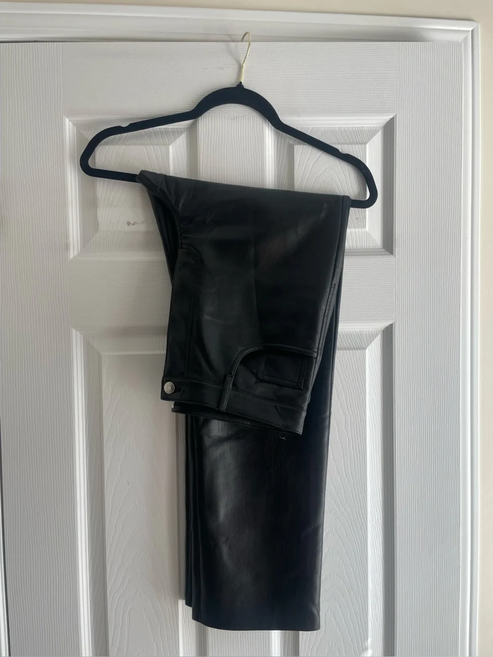 Wilfred Melina High-Waist Faux Leather Pants - Black - Picture 5 of 7